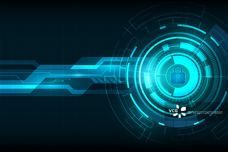 抽象安全数字科技背景图片素材