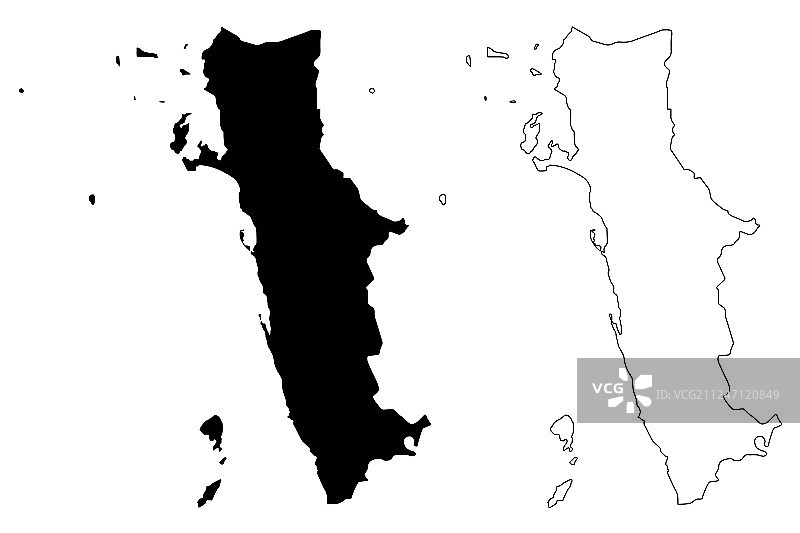 荷台达省地图图片素材