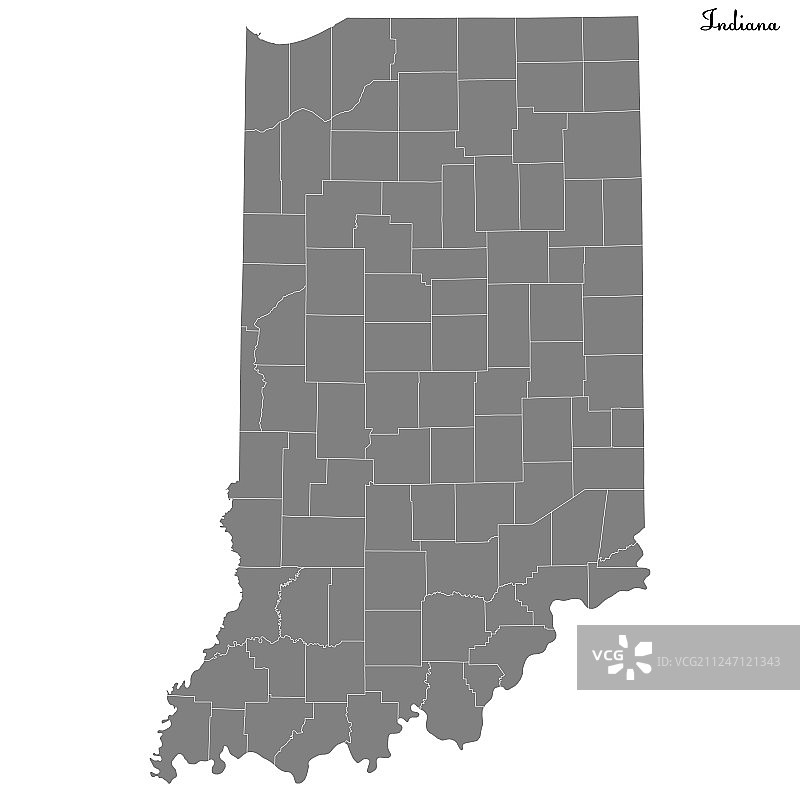 美国州地图图片素材