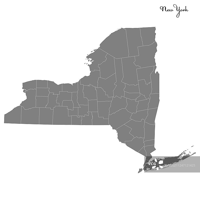 美国州地图图片素材