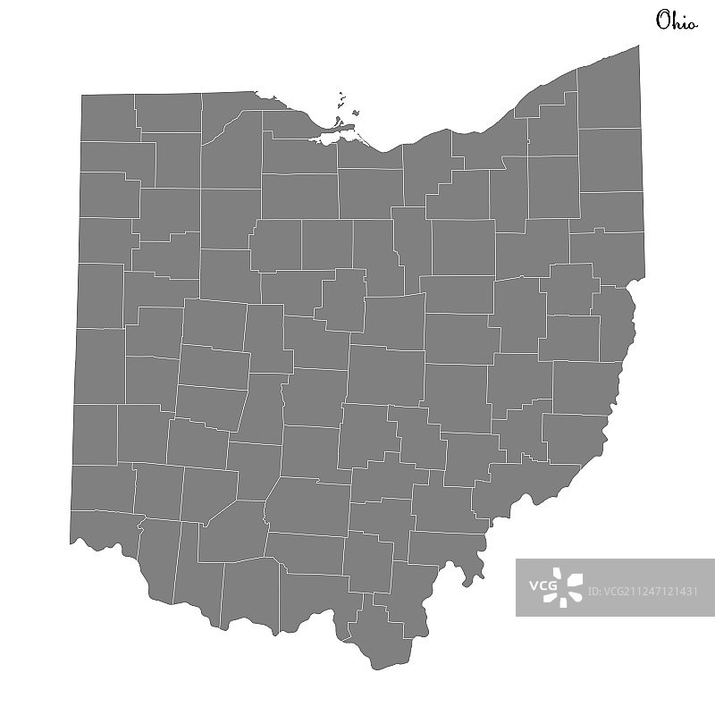 美国州地图图片素材