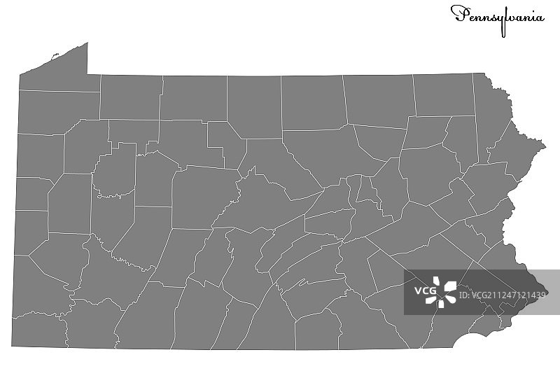 美国州地图图片素材