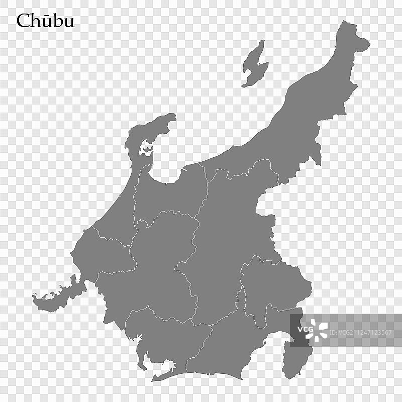 日本地区高清地图图片素材