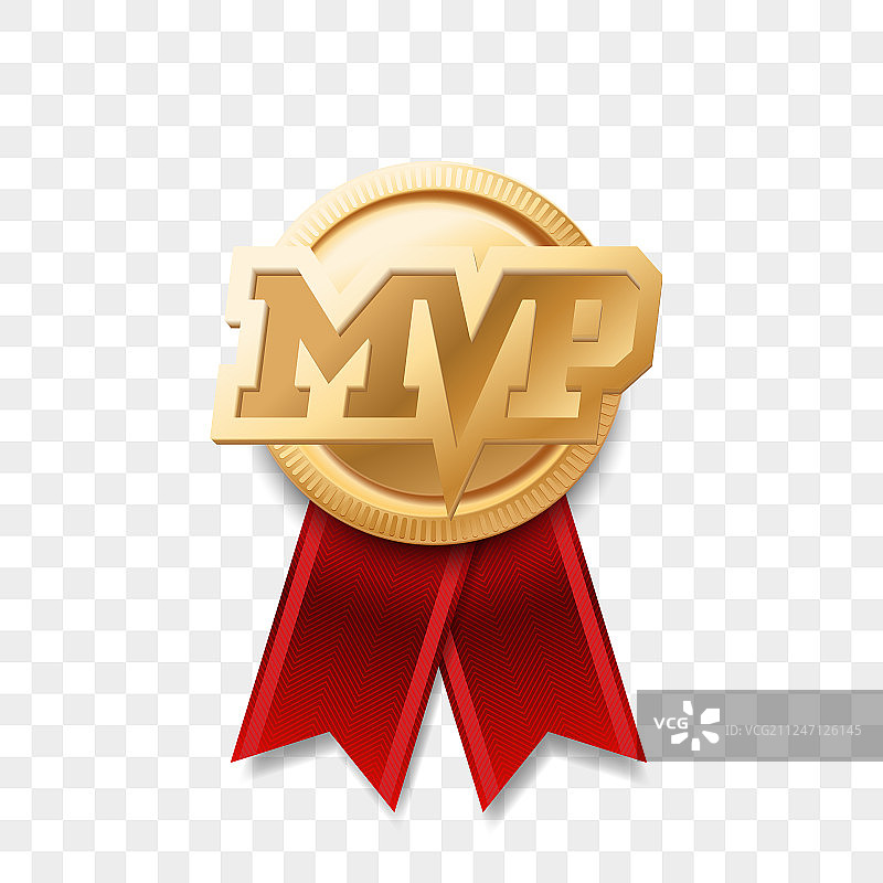 MVP金牌奖最有价值球员奖杯图片素材