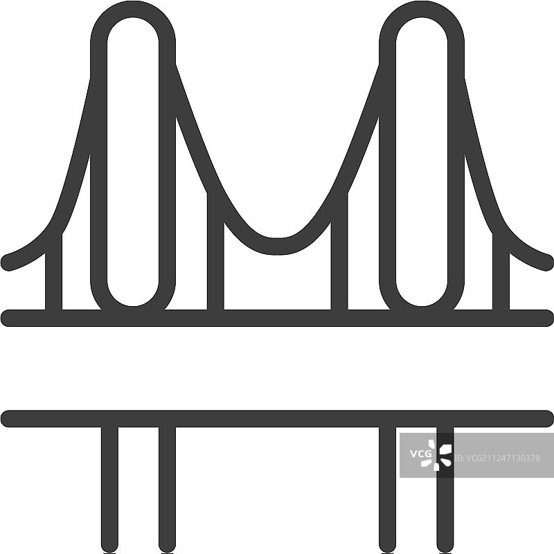 城市元素桥梁时尚图标图片素材