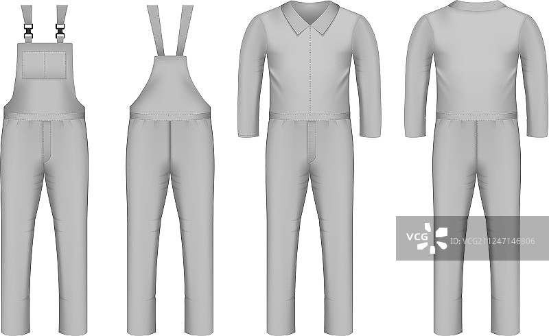 工作服图标写实风格图片素材