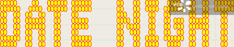约会之夜剧院广告牌图片素材