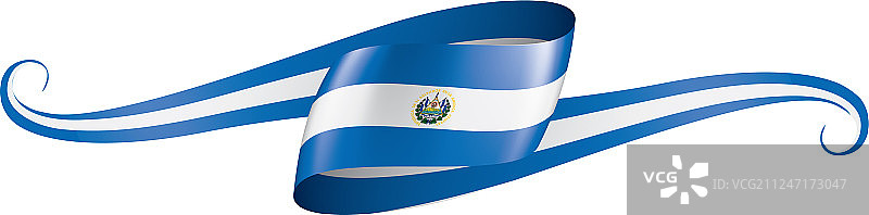 萨尔瓦多国旗上有白色图片素材