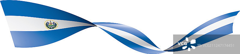 萨尔瓦多国旗上有白色图片素材