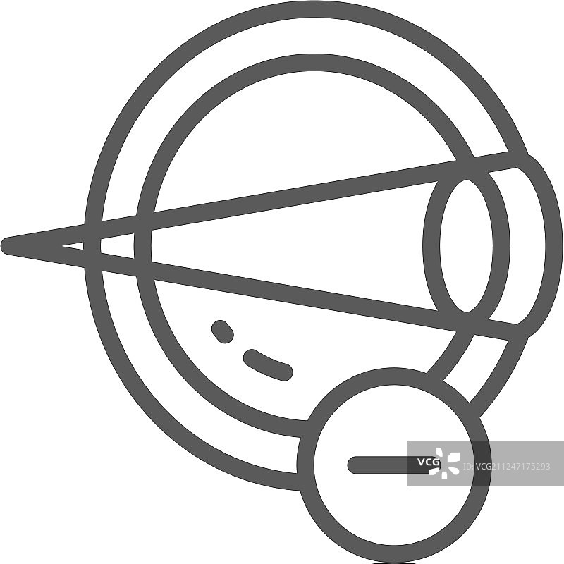 近视眼疾病散光线条图标图片素材