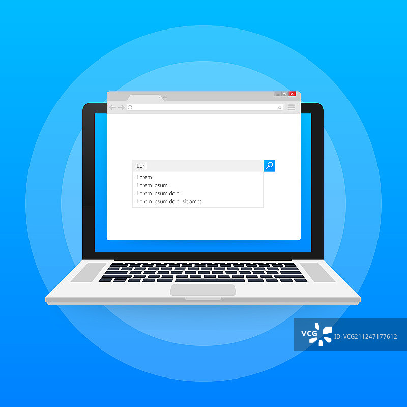 搜索栏元素设计套装图片素材