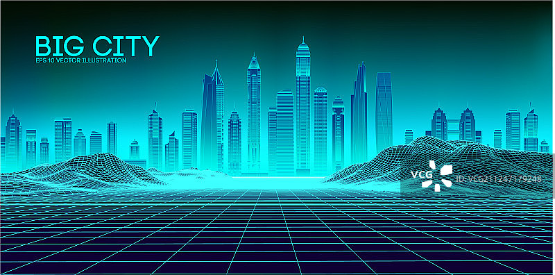 未来主义复古背景，80年代风格图片素材