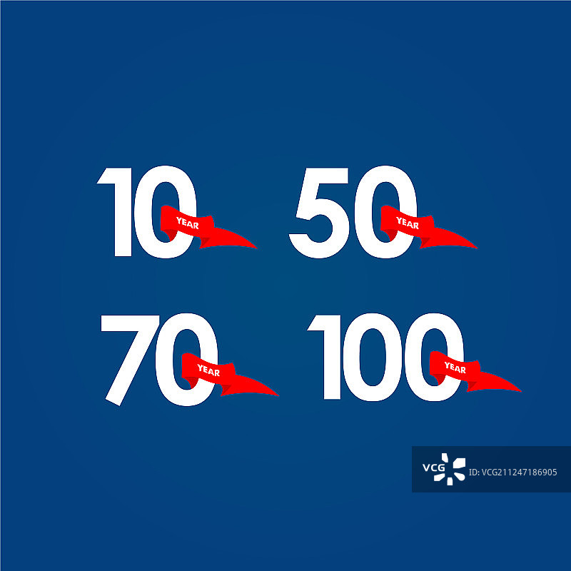 周年纪念套装模板设计图片素材