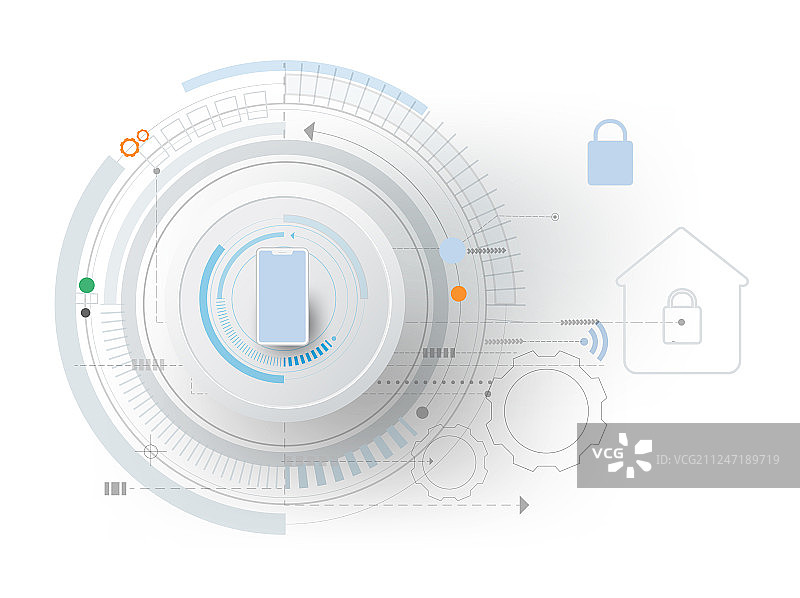 智能家居安防技术图片素材