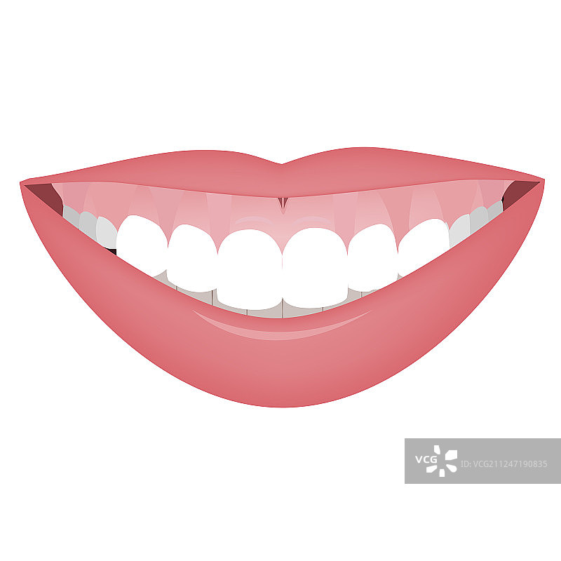 牙龈外露的微笑图片素材