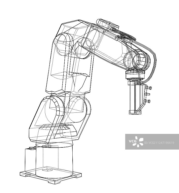 3D机械手臂渲染图片素材