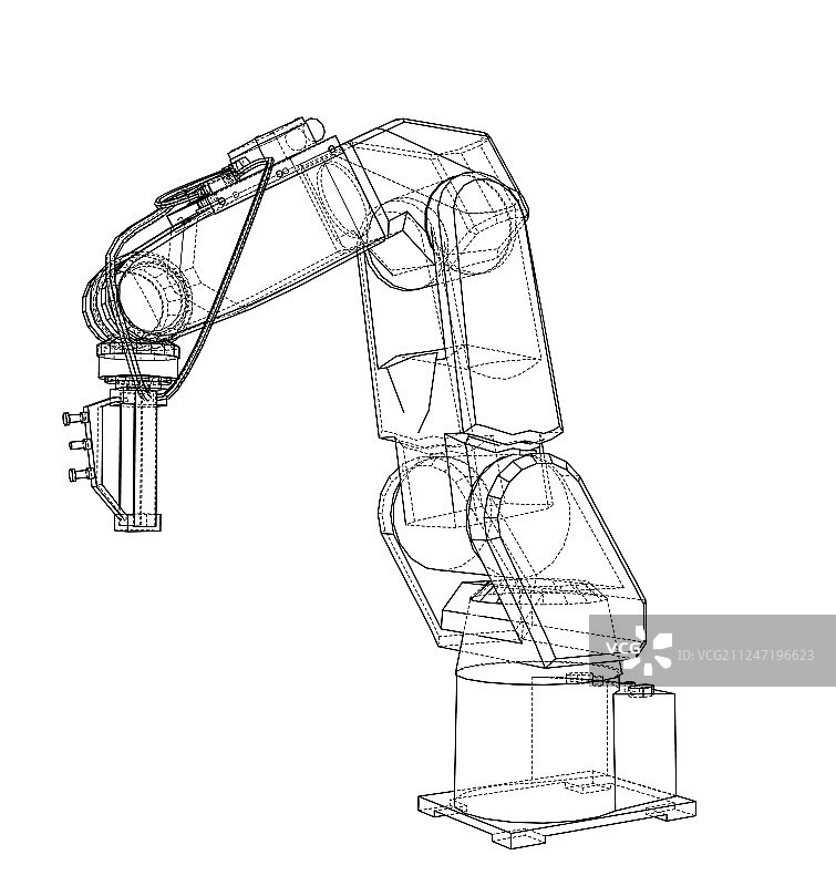 3D机械手臂渲染图片素材