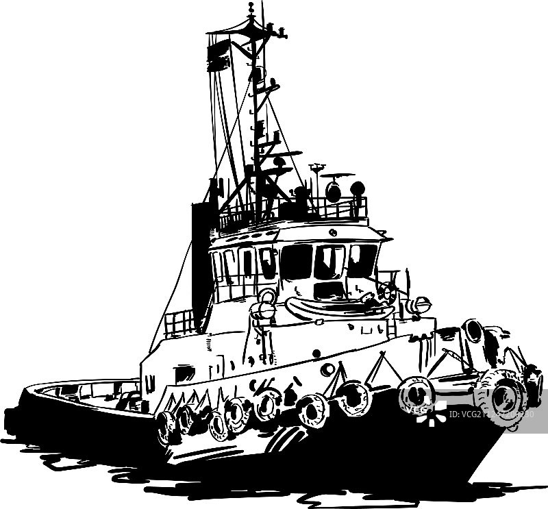 拖船图片素材