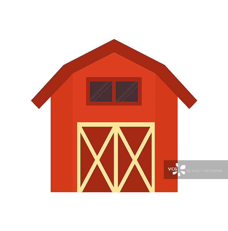 红色谷仓建筑图片素材