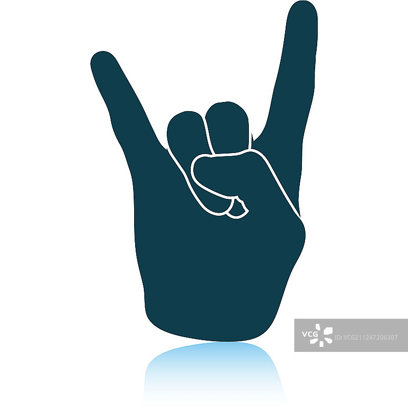 摇滚手势图标图片素材