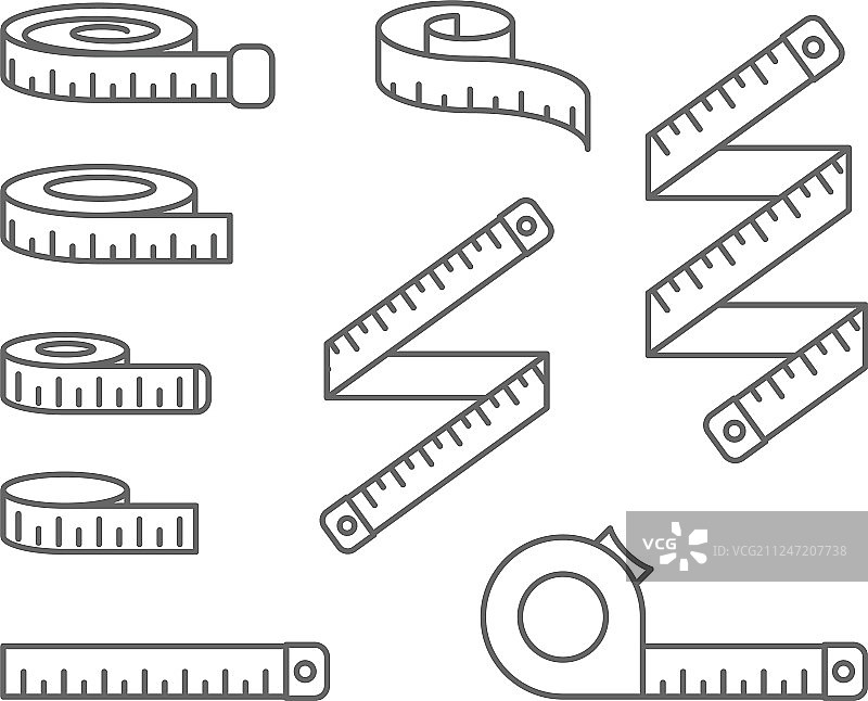 卷尺图标图片素材