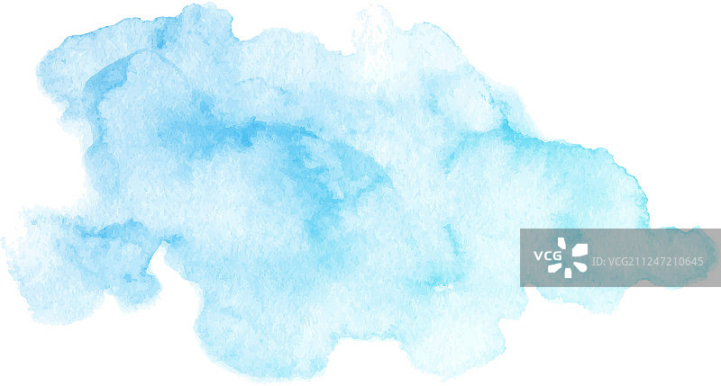 手绘蓝色水彩纹理图片素材
