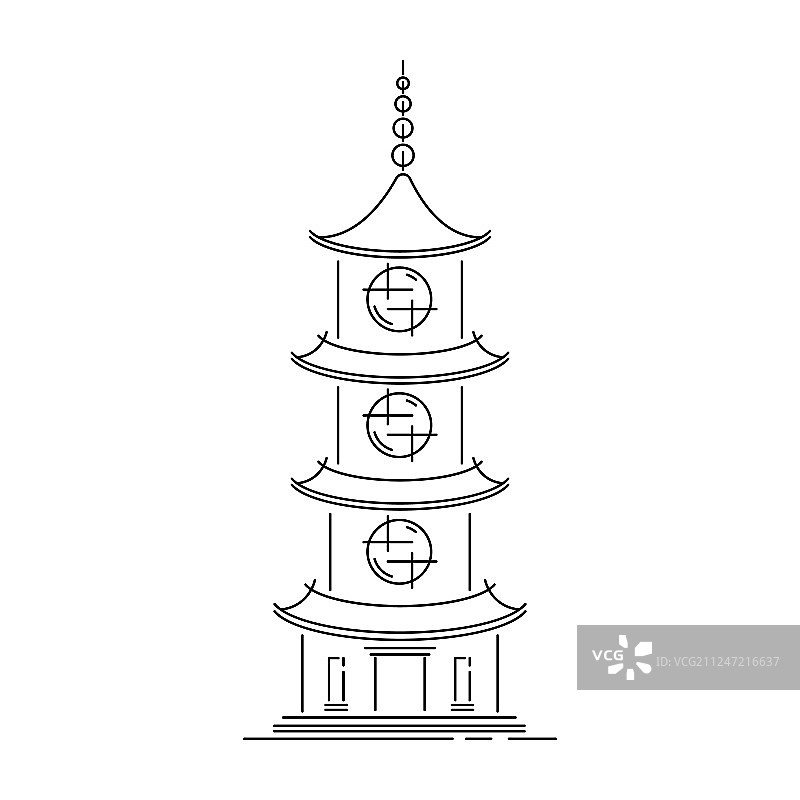 日本地标：寺庙、神社、城堡、宝塔图片素材