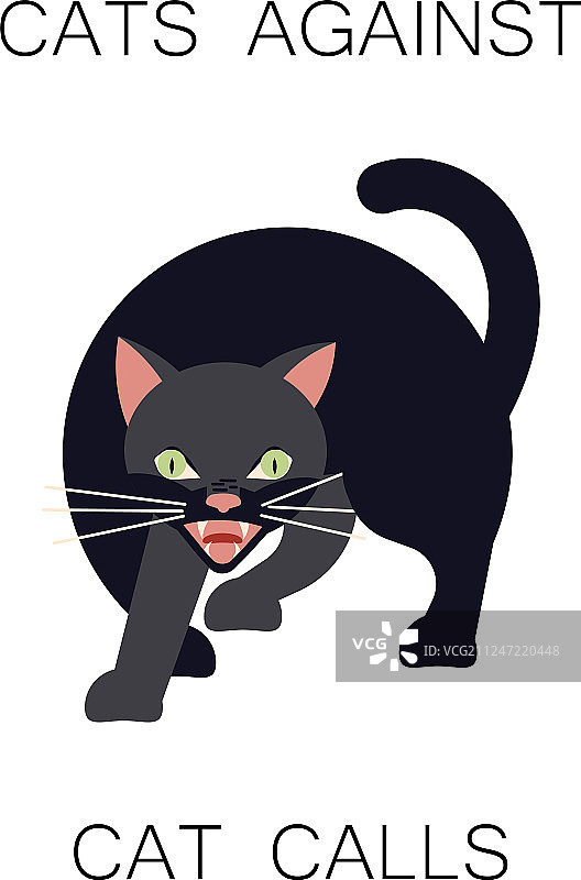猫对嘘声图片素材