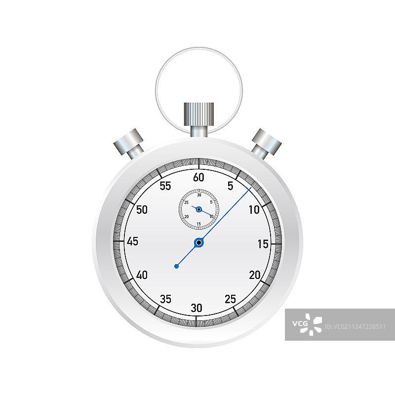老式机械跑表图片素材