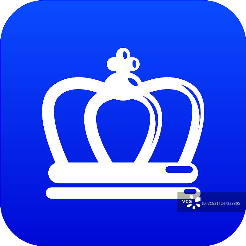 英国王冠蓝色图标图片素材