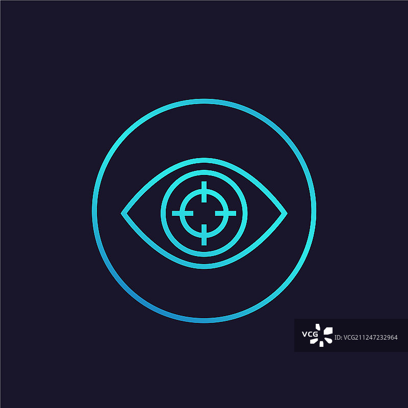 机器视觉识别图标图片素材