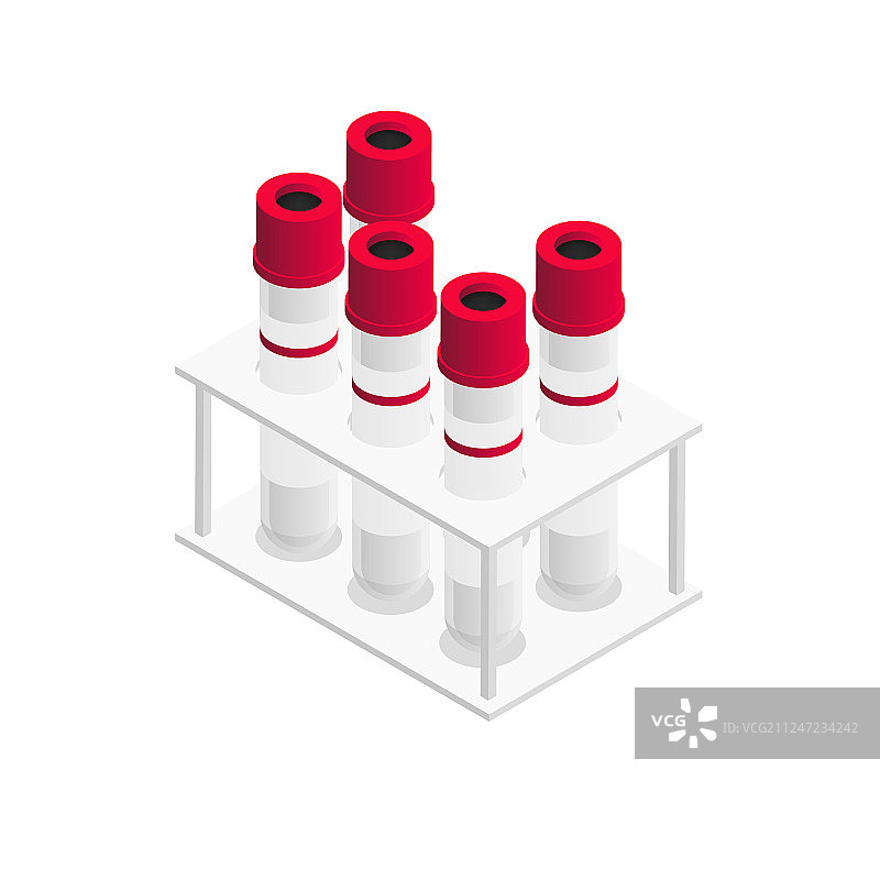 2.5D采血管图片素材