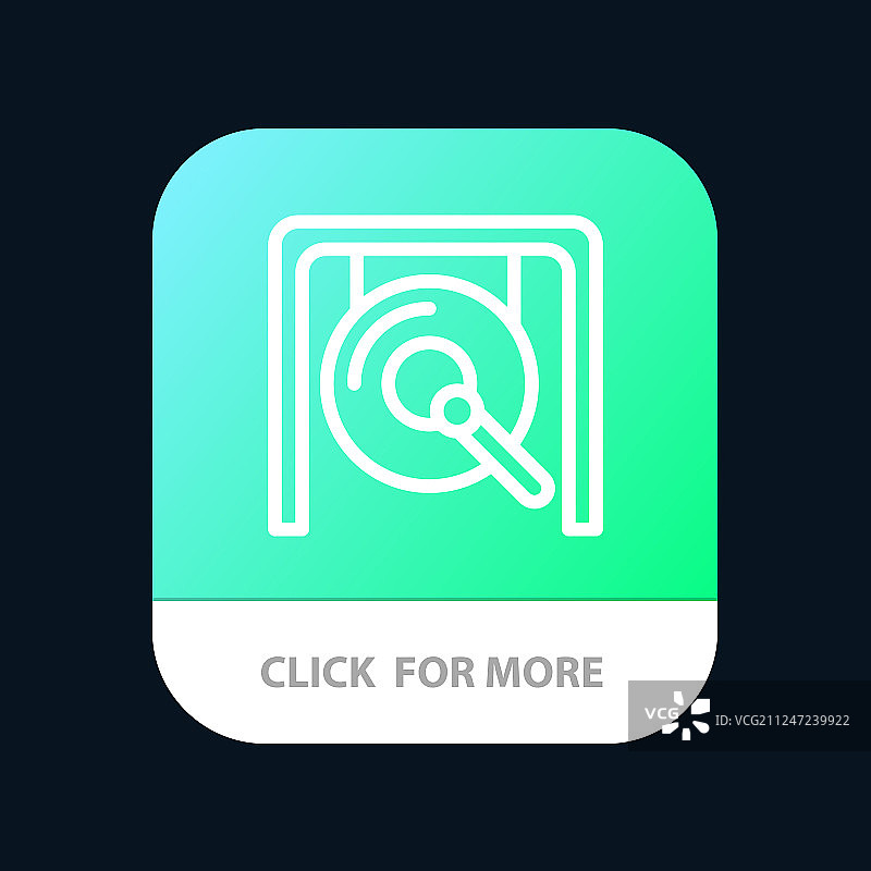 中国锣鼓音乐手机应用按钮图片素材