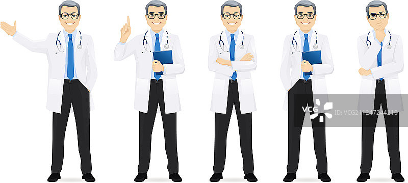 男医生套装图片素材