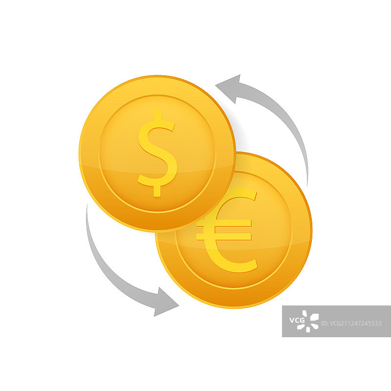 货币兑换银行欧元符号图标图片素材