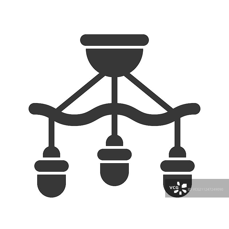 灯具实心图标图片素材