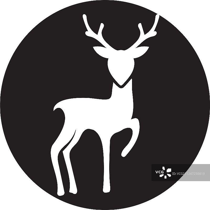 鹿图标设计图片素材