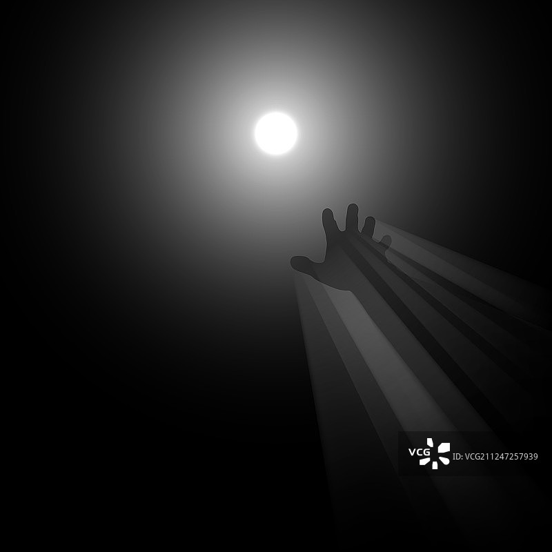 终点之光概念图片素材