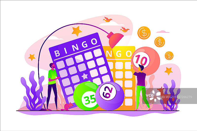彩票游戏概念图片素材