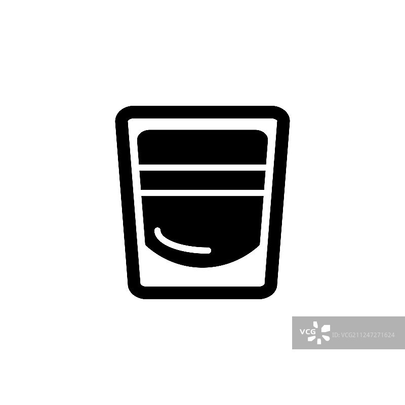 小酒杯鸡尾酒图标图片素材