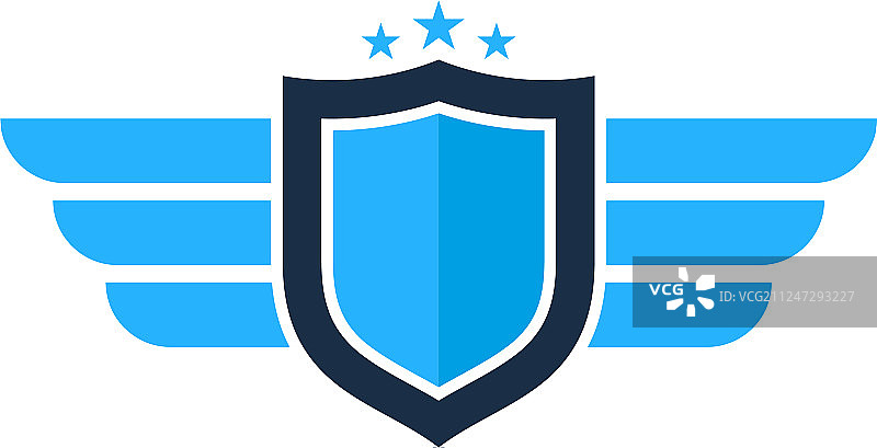 无人机盾牌标志图标设计图片素材