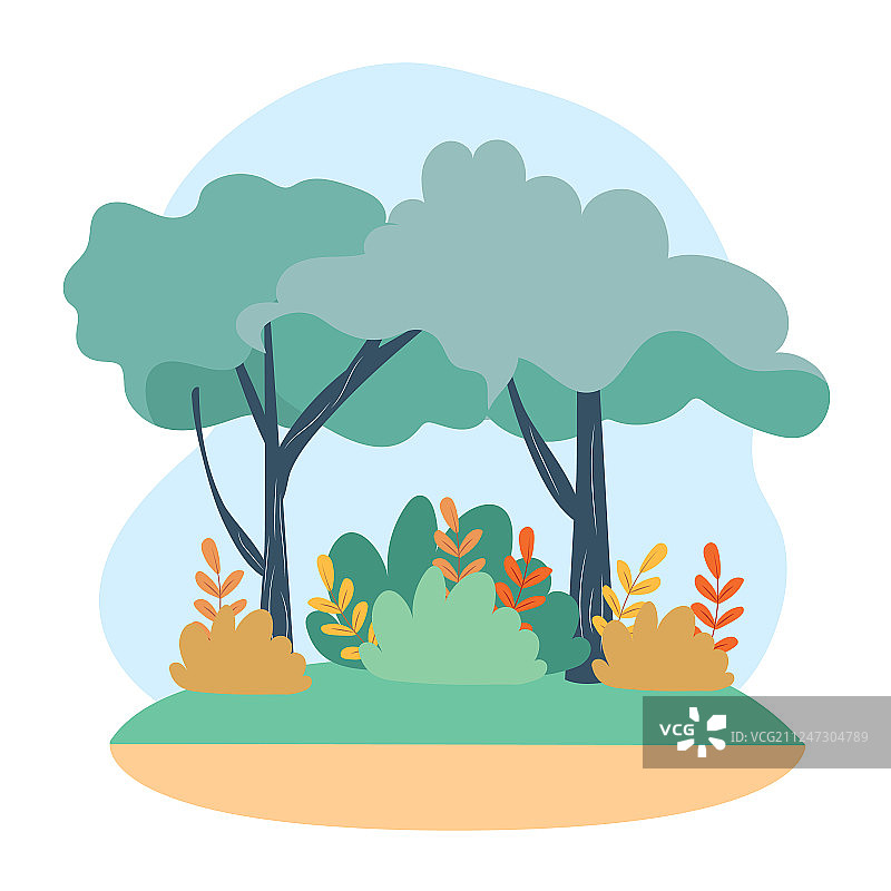 树木枝叶灌木自然风光图片素材