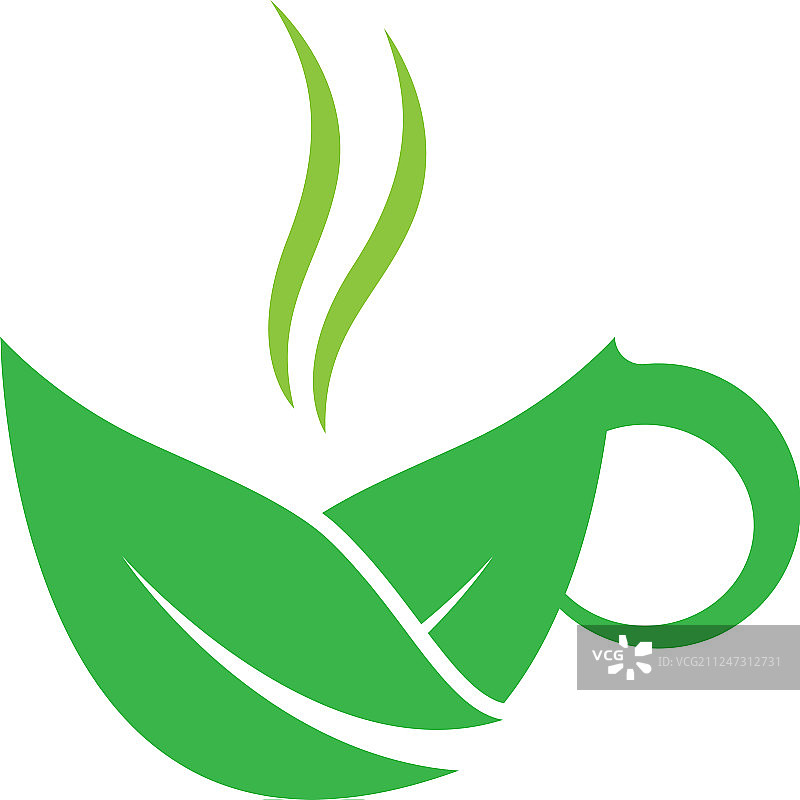 绿茶标志图片素材