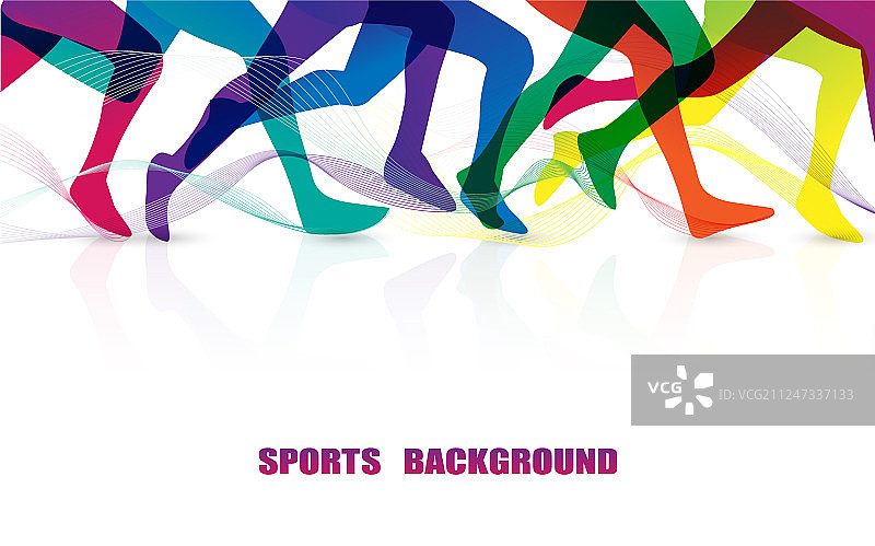 马拉松跑步运动背景图片素材