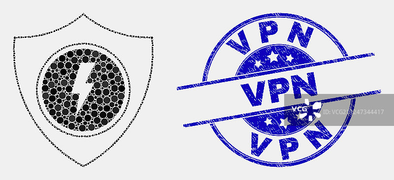 像素风电力盾牌图标图片素材