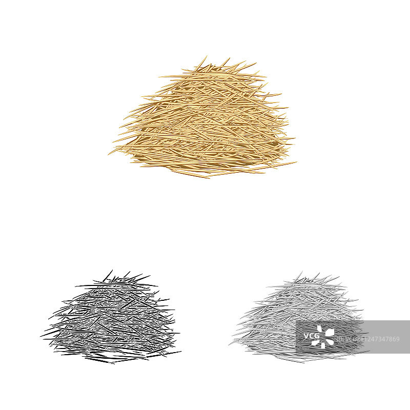 甘蔗渣和原始标志牌套装图片素材