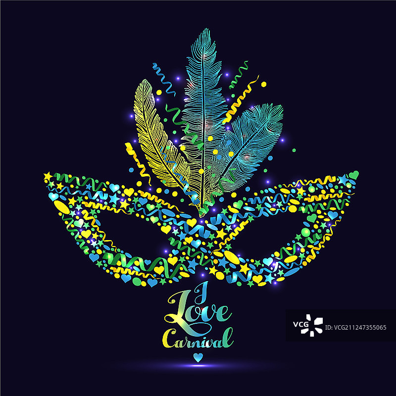 巴西狂欢节音乐节化装舞会图片素材