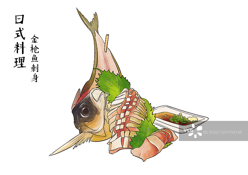 金枪鱼刺身图片素材