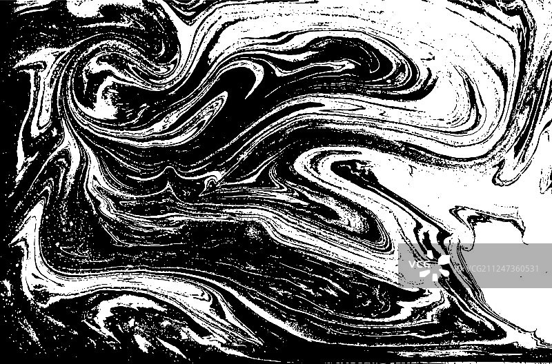 黑色和白色的抽象背景液体大理石图片素材