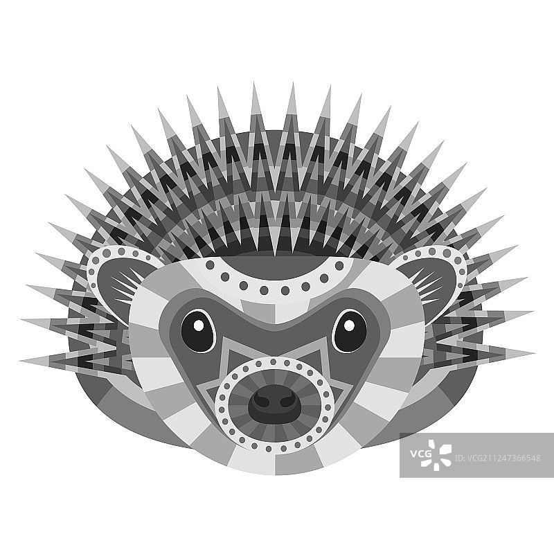 刺猬头像标志装饰图片素材